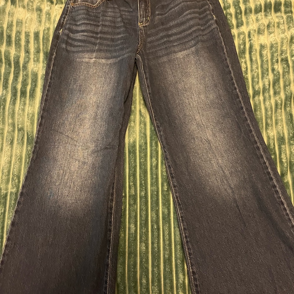 Celebrity Pink blue jeans. Wide leg from Macys this past Christmas.
